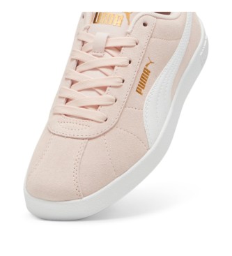 Puma Club II pink leather trainers