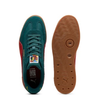 Puma Sneaker Club II Era Yea in pelle verde