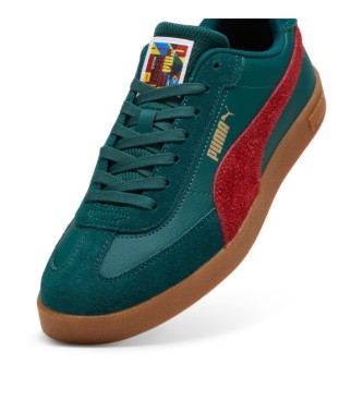 Puma Sneaker Club II Era Yea in pelle verde