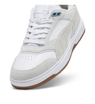 Puma Doublecourt PRM Leren Sneakers grijs