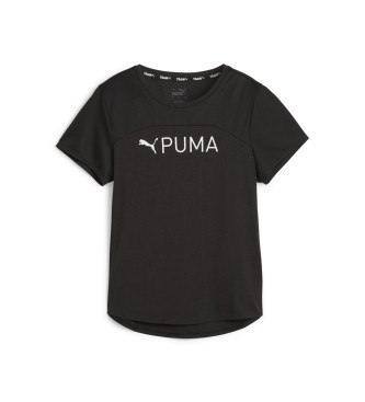 Puma Fit Logo T-shirt zwart
