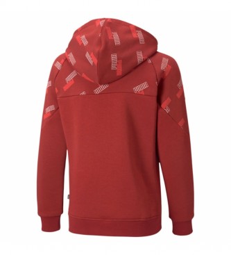 Puma Sweatshirt POWER AOP vermelho