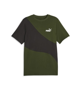 Puma T-shirt vert Power Cat
