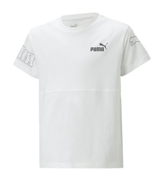 Puma Puma Power Colorblock T-shirt hvid