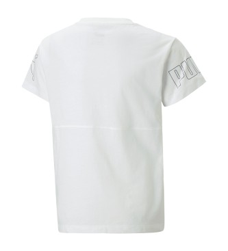 Puma T-shirt Puma Power Colorblock blanc