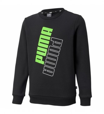 Puma Logo Crew Sweatshirt black