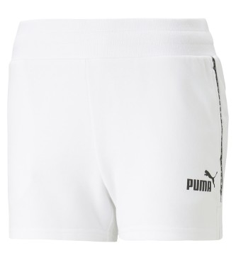 Puma Pantaloncini Power Tape bianchi