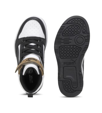 Puma Sapatilhas Rebound V6 Mid branco, preto