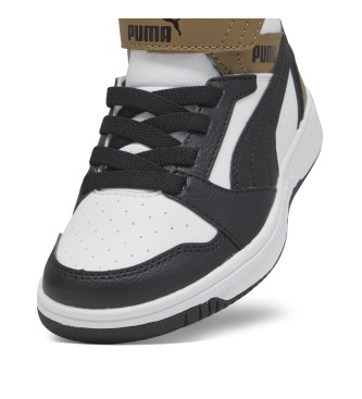 Puma Sapatilhas Rebound V6 Mid branco, preto