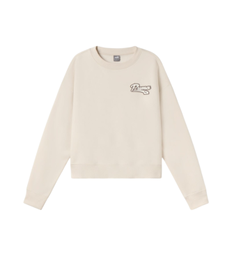 Puma Sudadera Script CrewFL beige