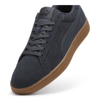 Puma Smash 3.0 dunkelgrau Leder Turnschuhe