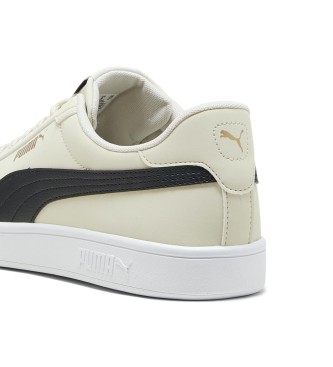 Puma Smash 3.0 Buck Lder Sneakers hvid