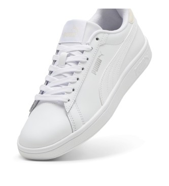 Puma Zpatillas de piel Puma Smash 3.0 L blanco