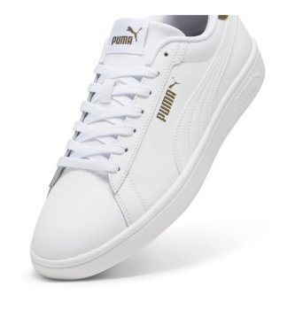 Puma Smash 3.0 L Lederschuhe wei