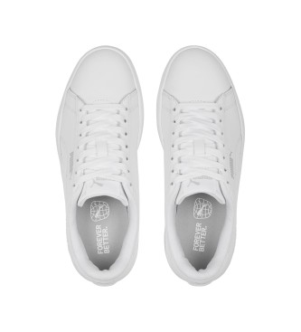 Puma Skórzane sneakersy Smash 3.0 białe
