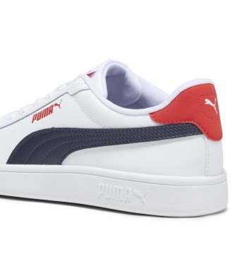 Puma Scarpe da ginnastica Smash 3.0 in pelle bianca