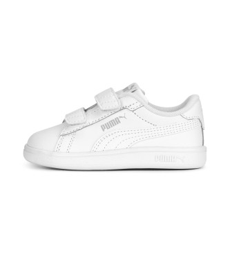 Puma Smash 3.0 Leder Turnschuhe wei