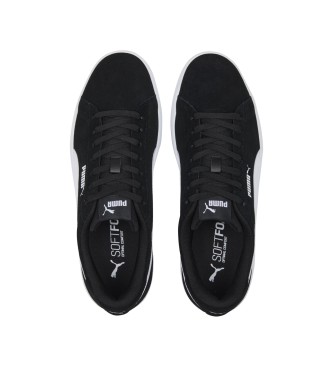 Puma Skórzane sneakersy Smash 3.0 czarne