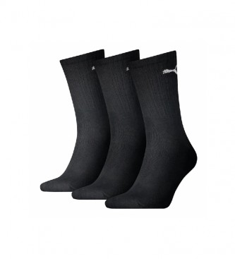 Puma Pack 3 calcetines negro