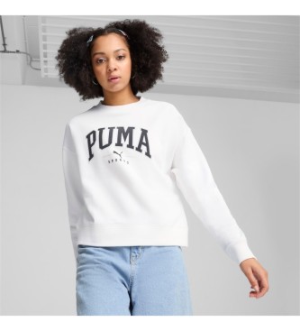 Puma Sweatshirt Squad Crew FL vit