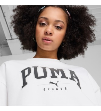 Puma Sweatshirt Squad Crew FL vit