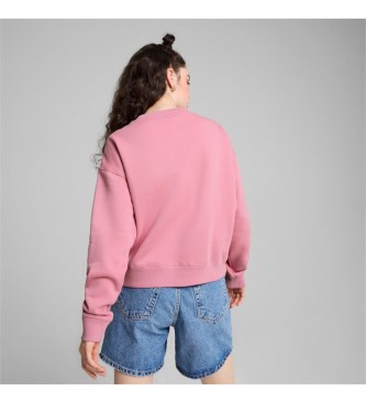 Puma Sweatshirt Squad Crew FL rosa