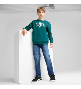 Puma Sudadera Squad Crew FL B verde