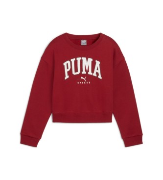 Puma Sweatshirt Squad Crew FL G maroon