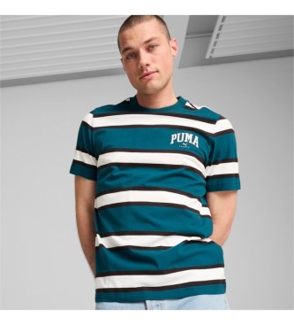 Puma Squad Stripe AO T-shirt green