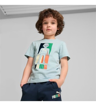 Puma Camiseta Playmobil turquesa