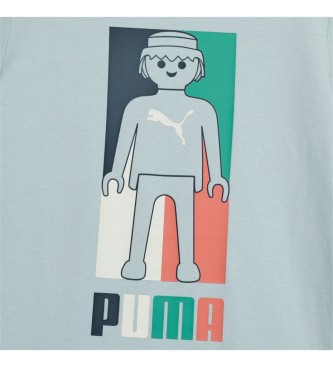 Puma Camiseta Playmobil turquesa