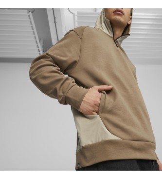 Puma Sweatshirt Rad/Cal Zipper brown