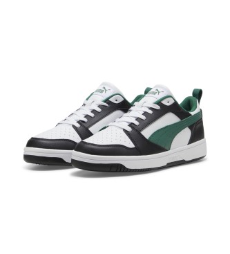 Puma Rebound v6 Sneakers basse bianche e verdi