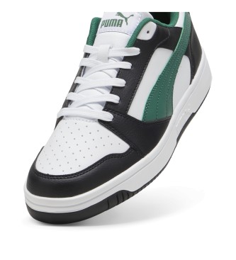 Puma Rebound v6 Lage Sneakers wit, groen