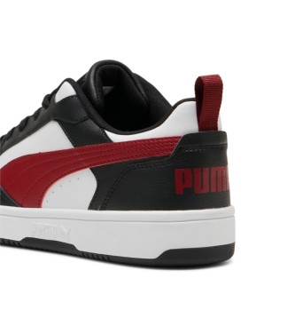 Puma Sapatilhas Rebound v6 Low branco, preto, vermelho