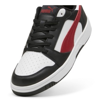 Puma Sapatilhas Rebound v6 Low branco, preto, vermelho