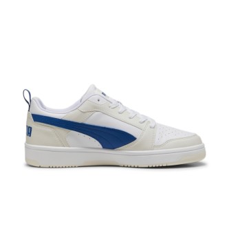 Puma Sapatilhas Rebound v6 Low branco, azul