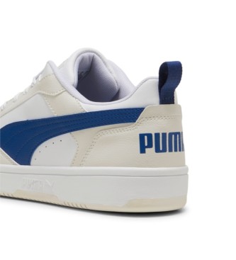 Puma Sapatilhas Rebound v6 Low branco, azul