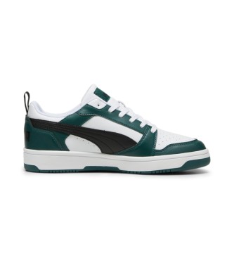 Puma Rebound v6 Low Tnis branco, verde