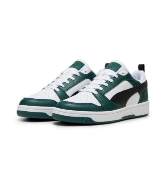 Puma Rebound v6 Low Tnis branco, verde