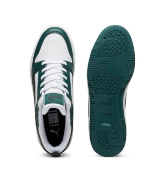 Puma Rebound v6 Low Tnis branco, verde