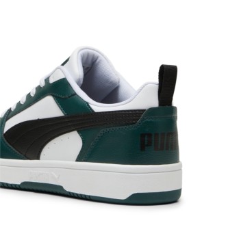 Puma Rebound v6 Low Tnis branco, verde