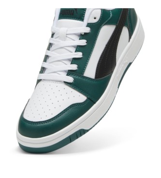 Puma Rebound v6 Low Tnis branco, verde