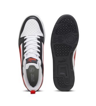 Puma Rebound v6 Lage Sneakers wit, zwart