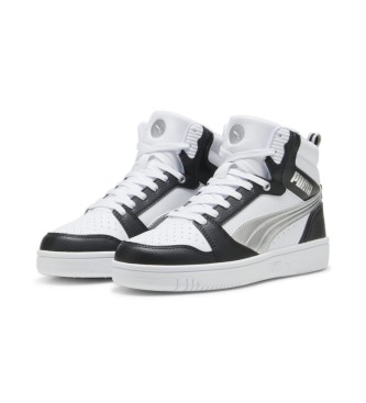 Puma Rebound v6 Metallic Shoes white, black