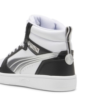 Puma Rebound v6 Metallic Shoes white, black