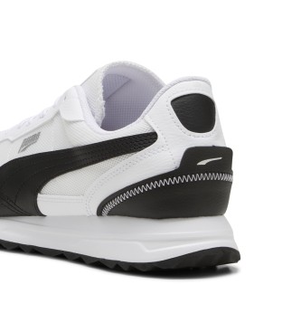 Puma Road Rider leather shoes white, black