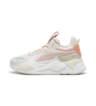 Puma Sapatos de couro RS-X Branco suave, cor-de-rosa