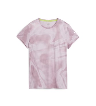 Puma T-shirt Run Favourite Aop rose