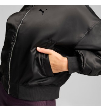 Puma Chaqueta Satin Bomber  negro